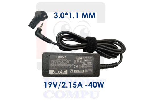 ACER-19V-2.15A-PUNTA-FINA.png CARGADOR ACER 40W DE 19V A 2.15A con conector 3.0mm*1.1mm (punta fina)