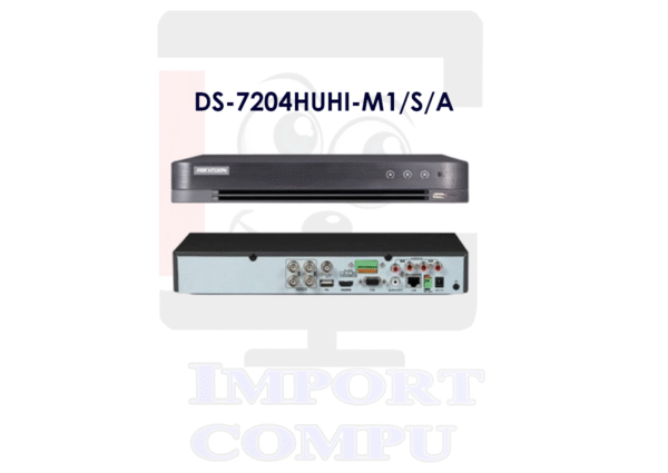 DVR DIGITAL 4CH 3K-5MP AUDIO Y ALARMA