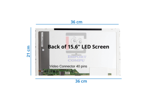 PANTALLA LCD 15.6" HD 40 PINES  CON SUJETADORES LATERALES