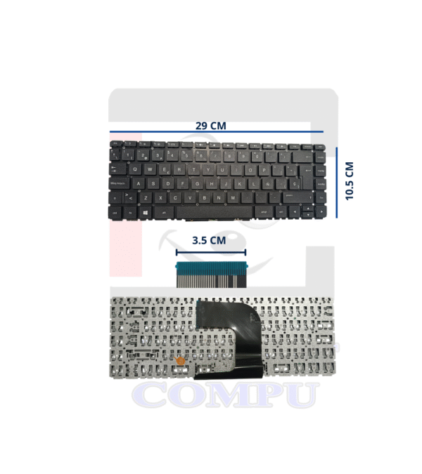TECLADO HP 14-AC109 SIN FRAME SP ORIGINAL