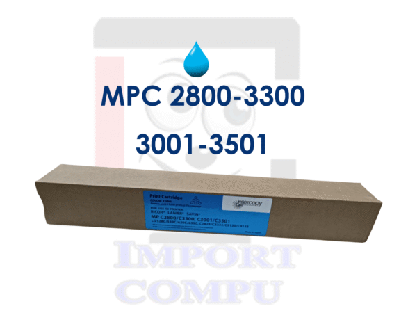 INTERCOPY-CYAN-MPC-2800-3300-3001-3501.png TONER INTERCOPY CYAN MP C2800- C3300-C3001-C3501