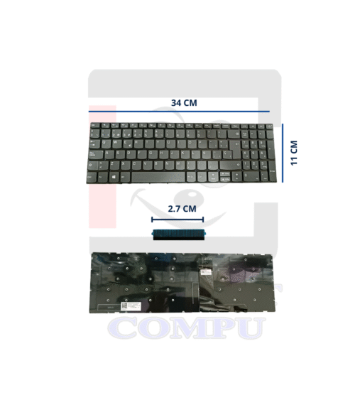 TECLADO LENOVO IDEAPAD 320-15IAP BOTON POWER SIN FRAME US NUMÉRICO