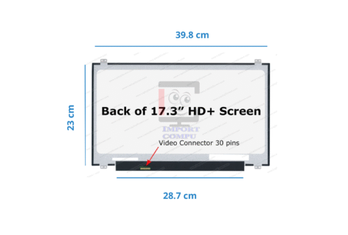PANTALLA SLIM 17.3" HD 30+ PINES CON BRACKETS