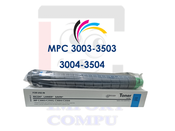 TONER INTERCOPY CYAN MP C3003-C3503-C3004-C3504
