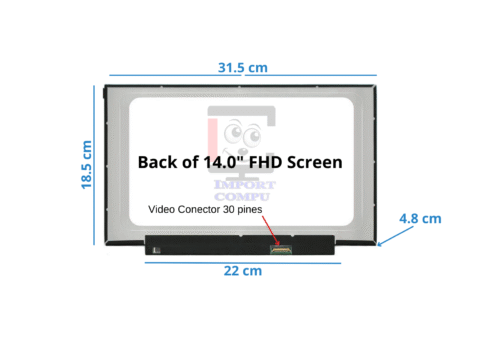 PANTALLA ULTRA SLIM 14" FHD 30 PINES SIN BRACKETS