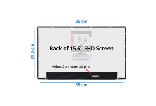 PANTALLA ULTRA SLIM 15.6" FHD 30 PINES PANEL RECTO