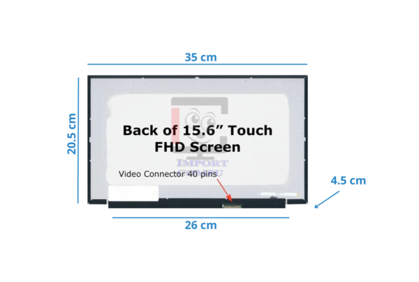 PANTALLA ULTRA SLIM TOUCH 15.6" FHD 40 PINES SIN BRAKETS