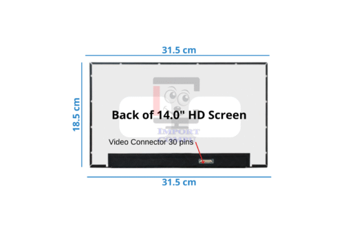 PANTALLA ULTRA SLIM 14" HD  30 PINES SIN BRAKETS PANEL RECTO